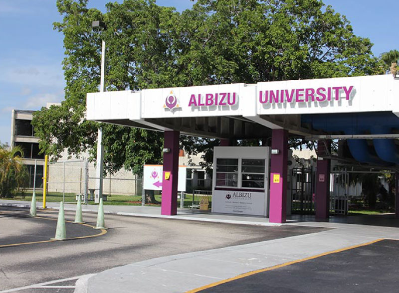 Miami campus photo Albizu university entrance