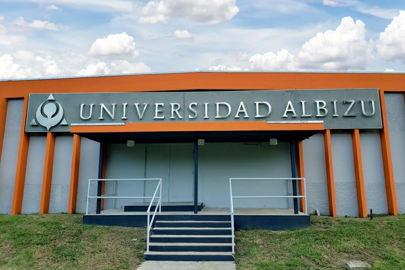 Front of the Albizu University Mayaguez University Center