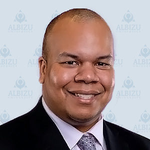 Dr. Nelson Edward Soto as the university’s sixth Albizu president headshot